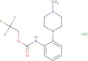 2,2,2-Trifluoroethyl N-[2-(4-methylpiperazin-1-yl)phenyl]carbamate hydrochloride