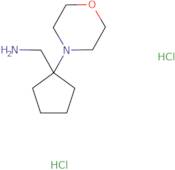 [1-(Morpholin-4-yl)cyclopentyl]methanamine dihydrochloride