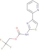 2,2,2-Trifluoroethyl N-[4-(pyridin-2-yl)-1,3-thiazol-2-yl]carbamate