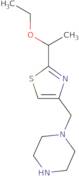 1-{[2-(1-Ethoxyethyl)-1,3-thiazol-4-yl]methyl}piperazine