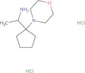 1-[1-(Morpholin-4-yl)cyclopentyl]ethan-1-amine dihydrochloride