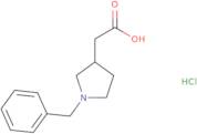 2-(1-Benzylpyrrolidin-3-yl)acetic acid hydrochloride