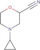 4-Cyclopropylmorpholine-2-carbonitrile