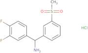 (3,4-Difluorophenyl)(3-methanesulfonylphenyl)methanamine hydrochloride