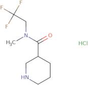 N-Methyl-N-(2,2,2-trifluoroethyl)piperidine-3-carboxamide hydrochloride