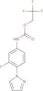 2,2,2-Trifluoroethyl N-[3-fluoro-4-(1H-pyrazol-1-yl)phenyl]carbamate