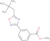 Methyl 3-[5-(2,2-dimethylpropyl)-1,2,4-oxadiazol-3-yl]benzoate