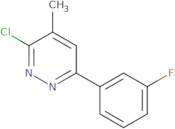 3-Chloro-6-(3-fluorophenyl)-4-methylpyridazine