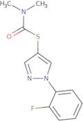 1-{[1-(2-Fluorophenyl)-1H-pyrazol-4-yl]sulfanyl}-N,N-dimethylformamide