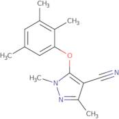 1,3-Dimethyl-5-(2,3,5-trimethylphenoxy)-1H-pyrazole-4-carbonitrile