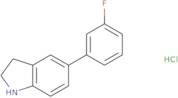 5-(3-Fluorophenyl)-2,3-dihydro-1H-indole hydrochloride