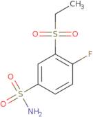 3-(Ethanesulfonyl)-4-fluorobenzene-1-sulfonamide