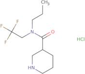 N-Propyl-N-(2,2,2-trifluoroethyl)piperidine-3-carboxamide hydrochloride