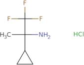 2-Cyclopropyl-1,1,1-trifluoropropan-2-amine hydrochloride