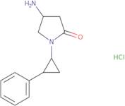 4-Amino-1-(2-phenylcyclopropyl)pyrrolidin-2-one hydrochloride