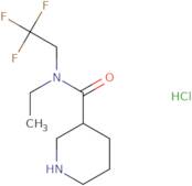 N-Ethyl-N-(2,2,2-trifluoroethyl)piperidine-3-carboxamide hydrochloride