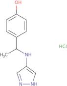 4-[1-(1H-Pyrazol-4-ylamino)ethyl]phenol hydrochloride