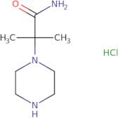 2-Methyl-2-(piperazin-1-yl)propanamide hydrochloride