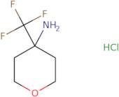 4-Trifluoromethyl)oxan-4-amine hydrochloride