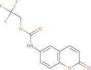 2,2,2-Trifluoroethyl N-(2-oxo-2H-chromen-6-yl)carbamate