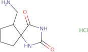 6-(Aminomethyl)-1,3-diazaspiro[4.4]nonane-2,4-dione hydrochloride