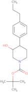 tert-Butyl 3-hydroxy-4-(4-propylphenyl)piperidine-1-carboxylate