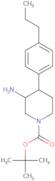 tert-Butyl 3-amino-4-(4-propylphenyl)piperidine-1-carboxylate