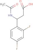 3-(2,4-Difluorophenyl)-3-acetamidopropanoic acid