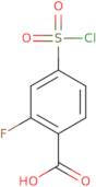 4-(chlorosulfonyl)-2-fluorobenzoic acid