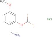 [2-(Difluoromethoxy)-4-methoxyphenyl]methanamine hydrochloride