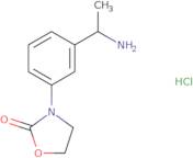 3-[3-(1-Aminoethyl)phenyl]-1,3-oxazolidin-2-one hydrochloride