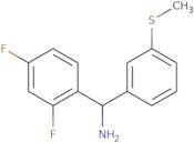 (2,4-Difluorophenyl)[3-(methylsulfanyl)phenyl]methanamine