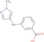 3-[(1-Methyl-1H-pyrazol-4-yl)amino]benzoic acid