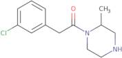 2-(3-Chlorophenyl)-1-(2-methylpiperazin-1-yl)ethan-1-one