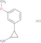 2-(3-Methoxyphenyl)cyclopropan-1-amine hydrochloride