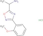 1-[3-(2-Methoxyphenyl)-1,2,4-oxadiazol-5-yl]ethan-1-amine hydrochloride