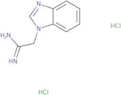 2-(1H-1,3-Benzodiazol-1-yl)ethanimidamide dihydrochloride