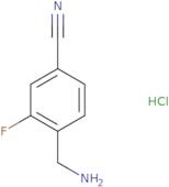 4-(Aminomethyl)-3-fluorobenzonitrile hydrochloride