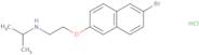 {2-[(6-Bromonaphthalen-2-yl)oxy]ethyl}(propan-2-yl)amine hydrochloride