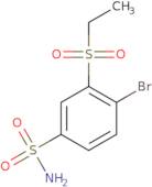 4-Bromo-3-(ethanesulfonyl)benzene-1-sulfonamide