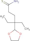 4-(1,3-Dioxolan-2-yl)-4-ethylhexanethioamide