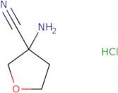 3-Aminotetrahydrofuran-3-carbonitrile hydrochloride