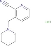 3-[(Piperidin-1-yl)methyl]pyridine-2-carbonitrile hydrochloride