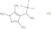 2,2,2-Trifluoro-1-(trimethyl-1H-pyrazol-4-yl)ethan-1-amine hydrochloride