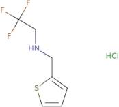 (Thiophen-2-ylmethyl)(2,2,2-trifluoroethyl)amine hydrochloride