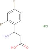 (3R)-3-Amino-3-(2,4-difluorophenyl)propanoic acid hydrochloride