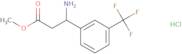 Methyl (3R)-3-amino-3-[3-(trifluoromethyl)phenyl]propanoate hydrochloride