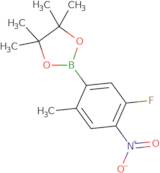 2-(5-Fluoro-2-methyl-4-nitrophenyl)-4,4,5,5-tetramethyl-1,3,2-dioxaborolane