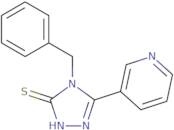4-Benzyl-5-(pyridin-3-yl)-4H-1,2,4-triazole-3-thiol