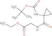 [(1-tert-Butoxycarbonylamino-cyclopropanecarbonyl)-amino]-acetic acid ethyl ester